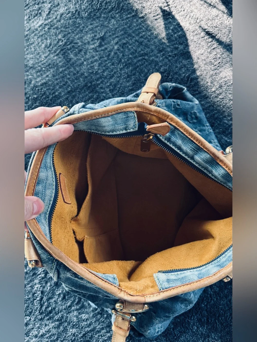 Louis Vuitton Monogram Denim Neo Cabby MM